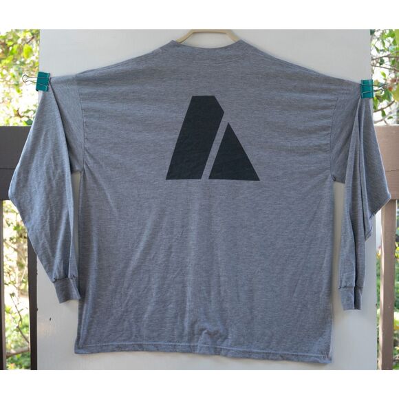 Vintage US Army Turtleneck Long Sleeve T-Shirt Gray Men's Size 2XL - Picture 6 of 7